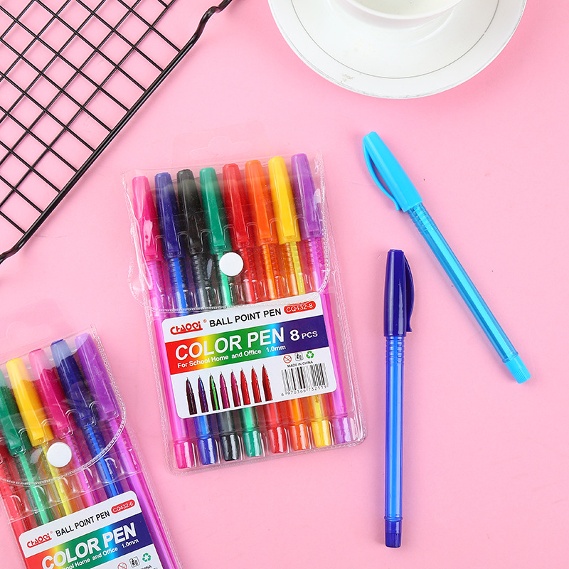 Korean Stationery Cute Cartoon Students Wholesale Ballpoint Pen Personalized Oil Pen Creative Office Stationery Wholesale