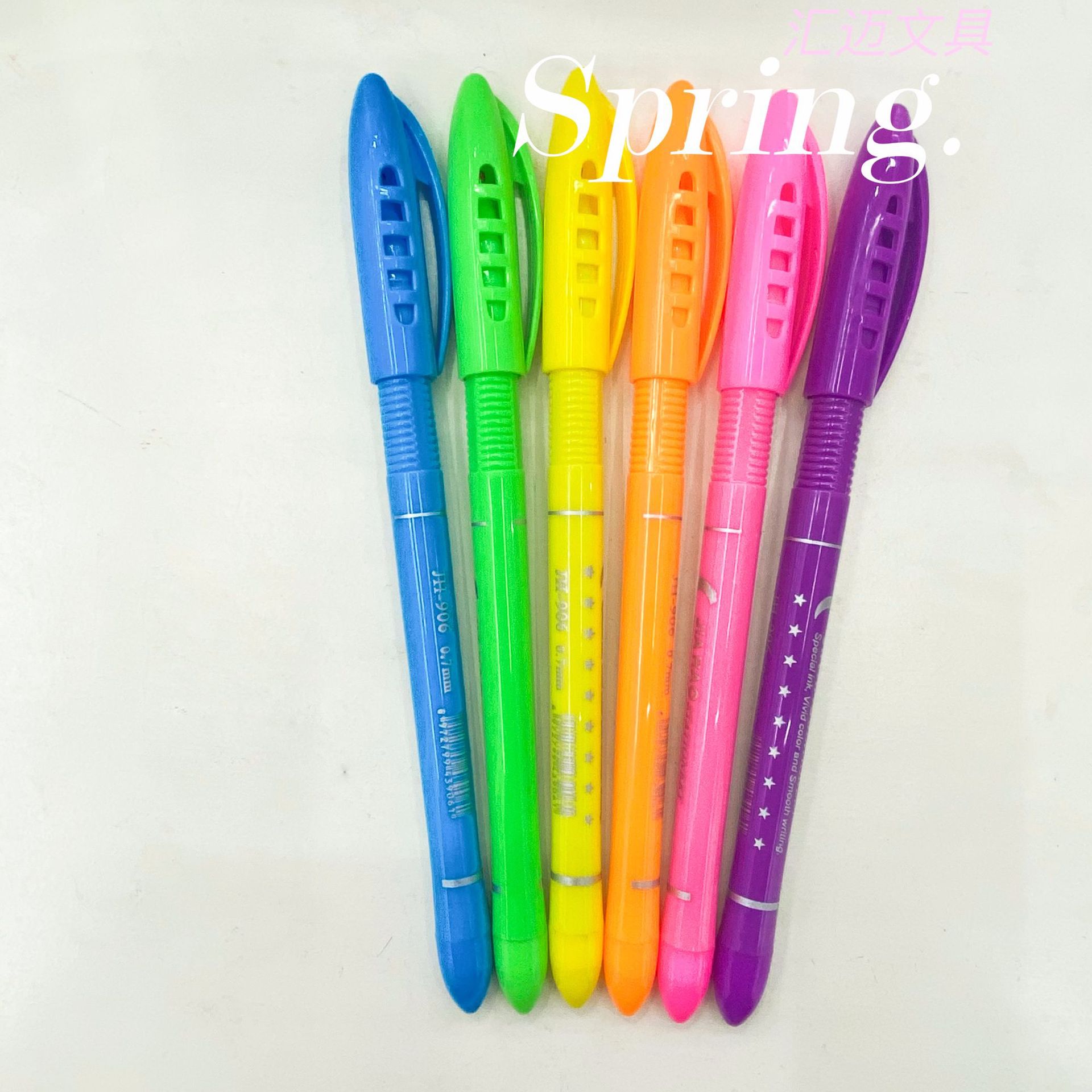 Ballpoint Pen Press Type Ballpoint Pen Multi-Color Neutral Oil Pen Blue Refill Red and Black Three-Color Insert Type