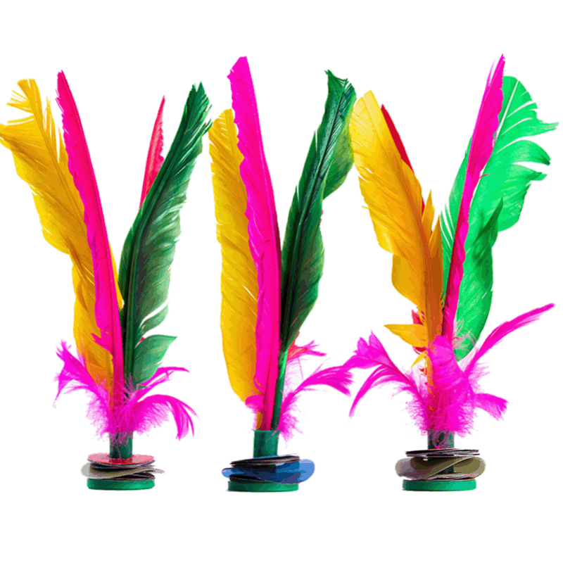 Children&#039;s Fitness Kick-Resistant Competition Key Feather Key Shuttlecock Jianzi Shuttlecock Goose Feather Dire Shuttlecock Shuttlecock Plush