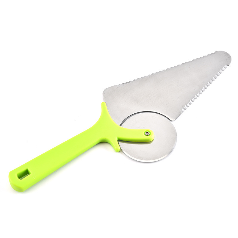 Stainless Steel Pizza Knife Kitchen Baking MultiFunction Roller Pizza Shovel Cake Knife Cake Shovel Stainless Steel Pizza Knife Kitchen Baking MultiFunction Roller Pizza Shovel Cake Knife Cake Shovel