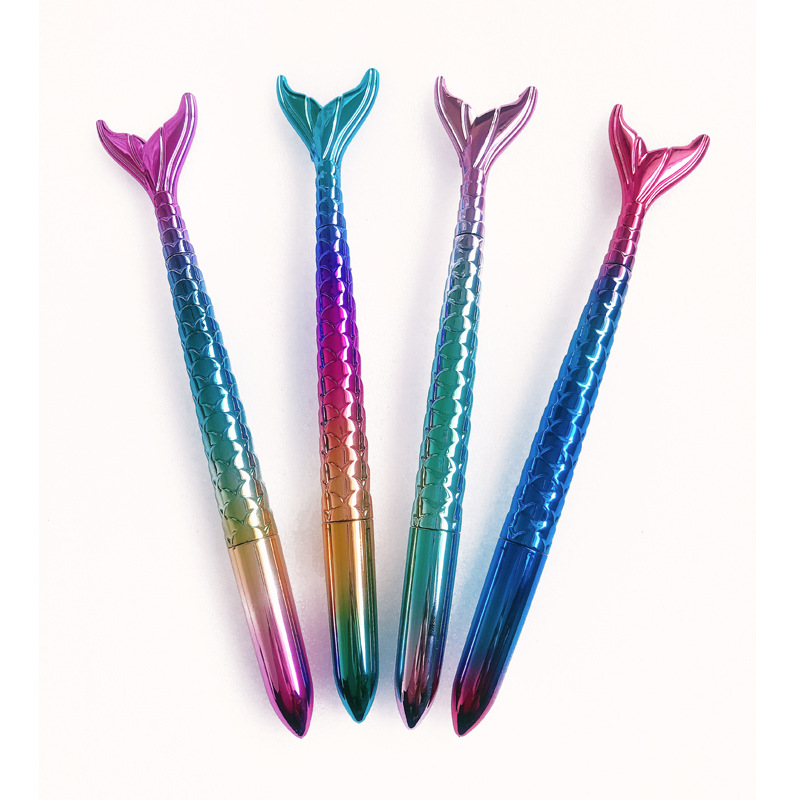 Creative stationery lovely student pen mermaid pen ballpoint pen signature pen imitation needle neutral pen