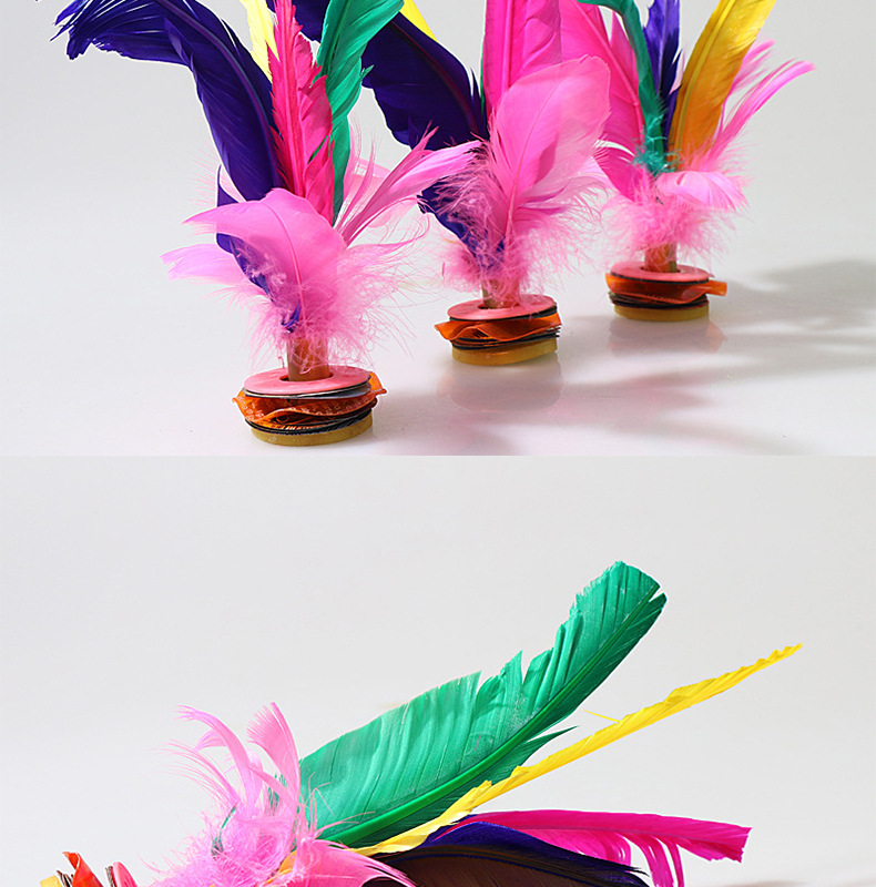 Feather Shuttlecock Adult Fitness Kindergarten Shuttlecock Chicken Feather Key Kick-Resistant Mao Jian Kick Shuttlecock Kick Shuttlecock Tendon Bottom Feather Shuttlecock Adult Fitness Kindergarten Shuttlecock Chicken Feather Key Kick-Resistant Mao Jian Kick Shuttlecock Kick Shuttlecock Tendon Bottom