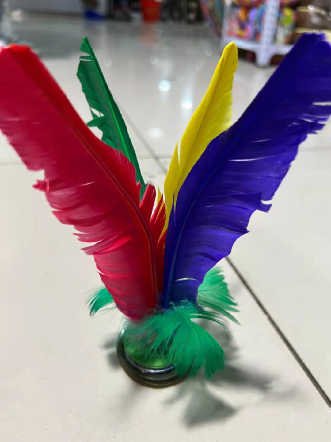 Ancient Coins Goose Feather Shuttlecock Primary and Secondary School Students for Training Competitions Shuttlecock Children Shuttlecock Adult Fitness Color Shuttlecock