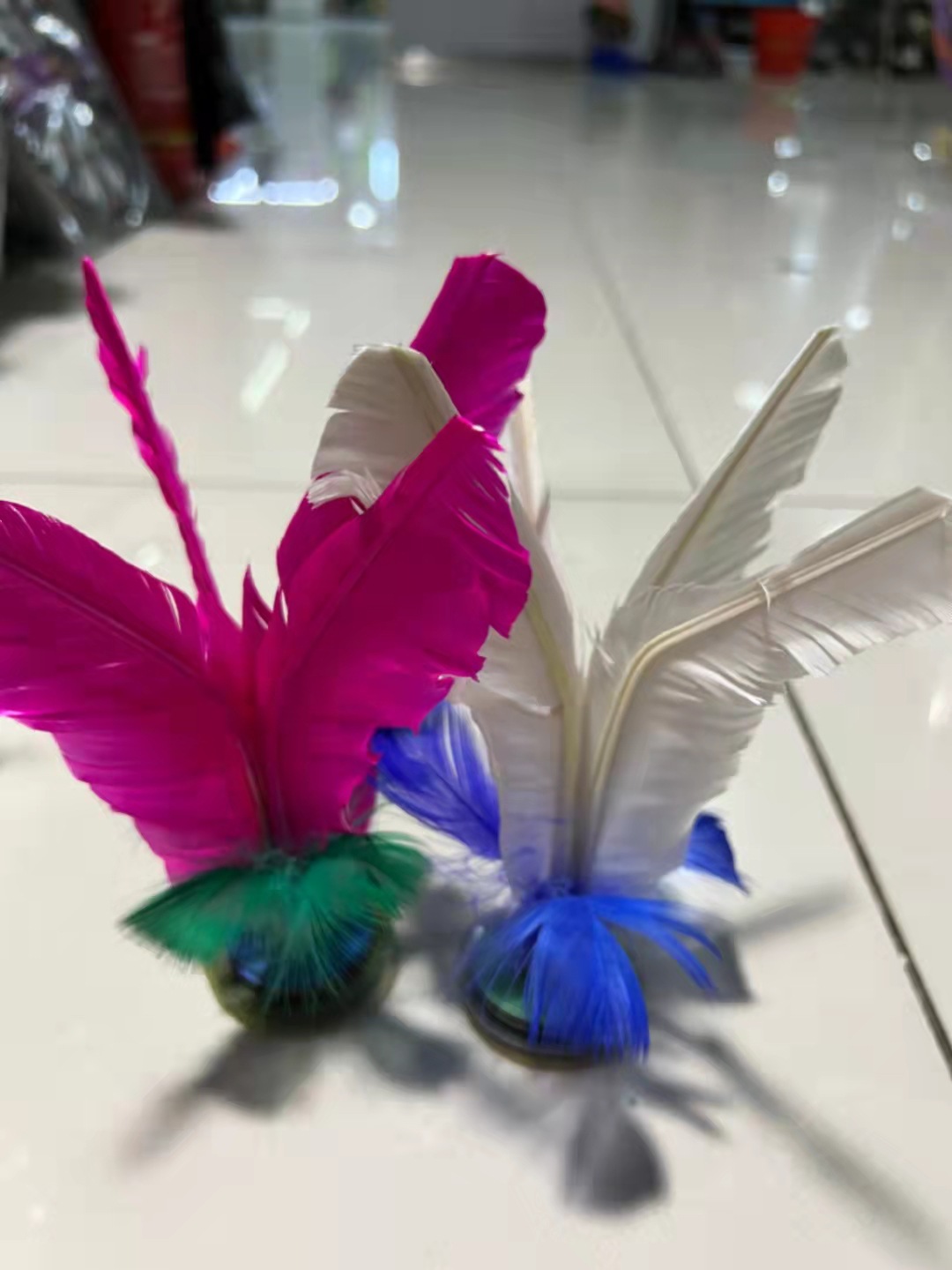 Ancient Coins Goose Feather Shuttlecock Primary and Secondary School Students for Training Competitions Shuttlecock Children Shuttlecock Adult Fitness Color Shuttlecock