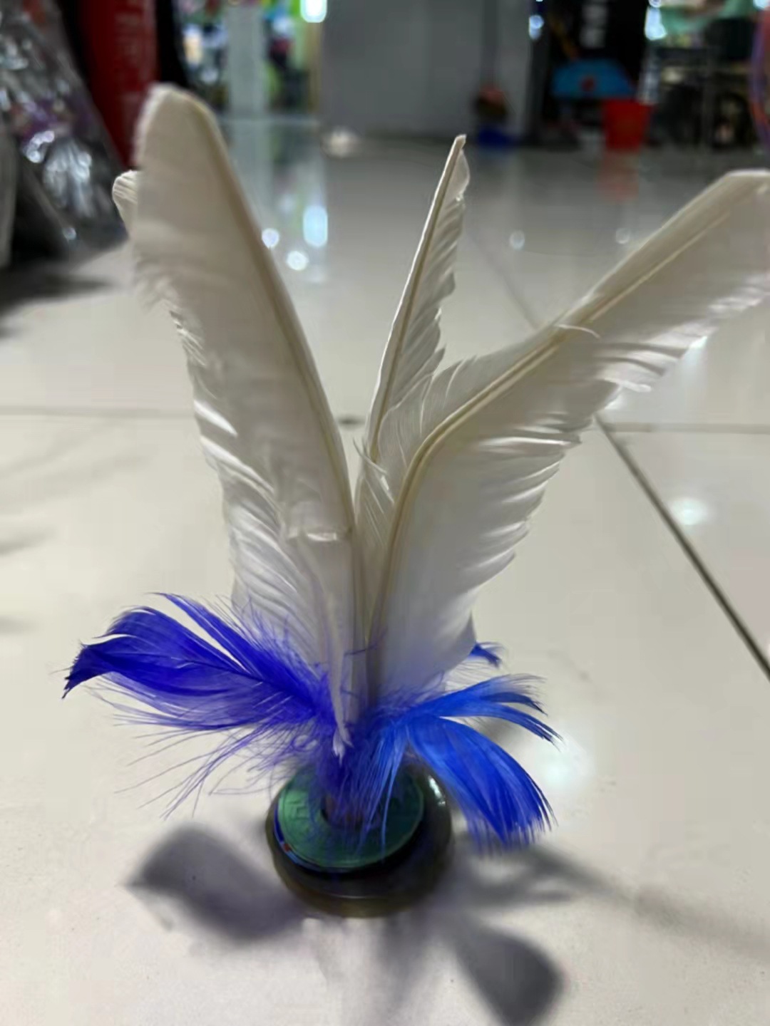 Ancient Coins Goose Feather Shuttlecock Primary and Secondary School Students for Training Competitions Shuttlecock Children Shuttlecock Adult Fitness Color Shuttlecock