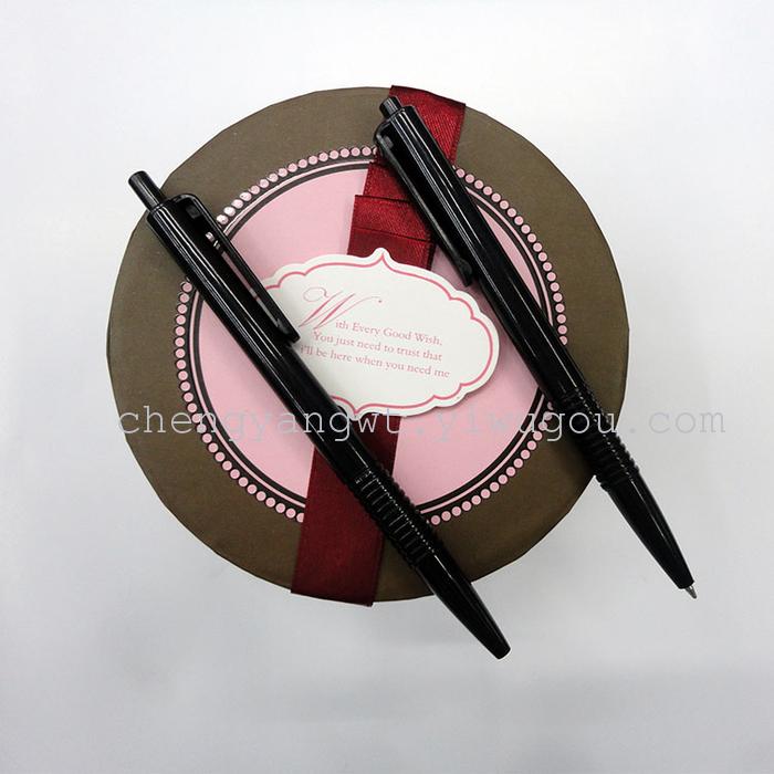 Sheng Yang pen pen notebook black ball point pens bar hotel room activated the simple ball-point pen