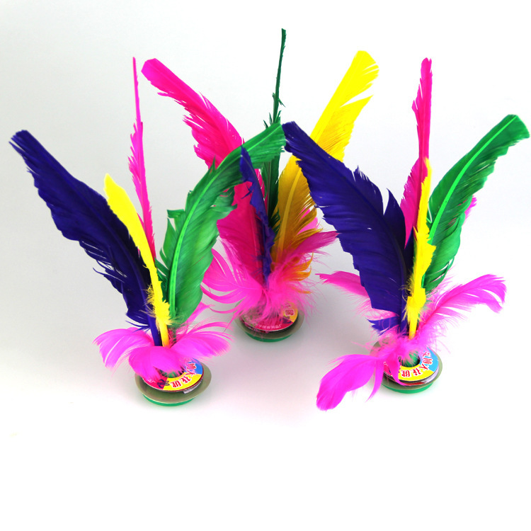 Shuttlecock Wholesale Kick Shuttlecock Shuttlecock Game-Specific Thick Tendon Bottom Kick-Resistant Elastic Color Shuttlecock Shuttlecock
