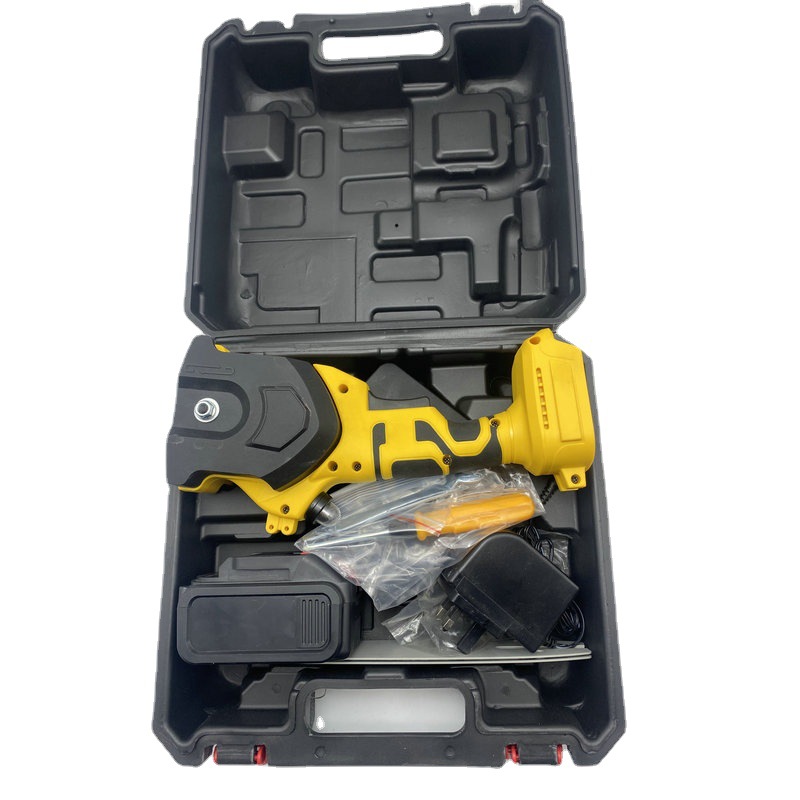 8-Inch Brushless Lithium Electric Saw Rechargeable Household Small Handheld Outdoor Single-Hand Chain Wood Cutting Saw Wood Cutting Machine
