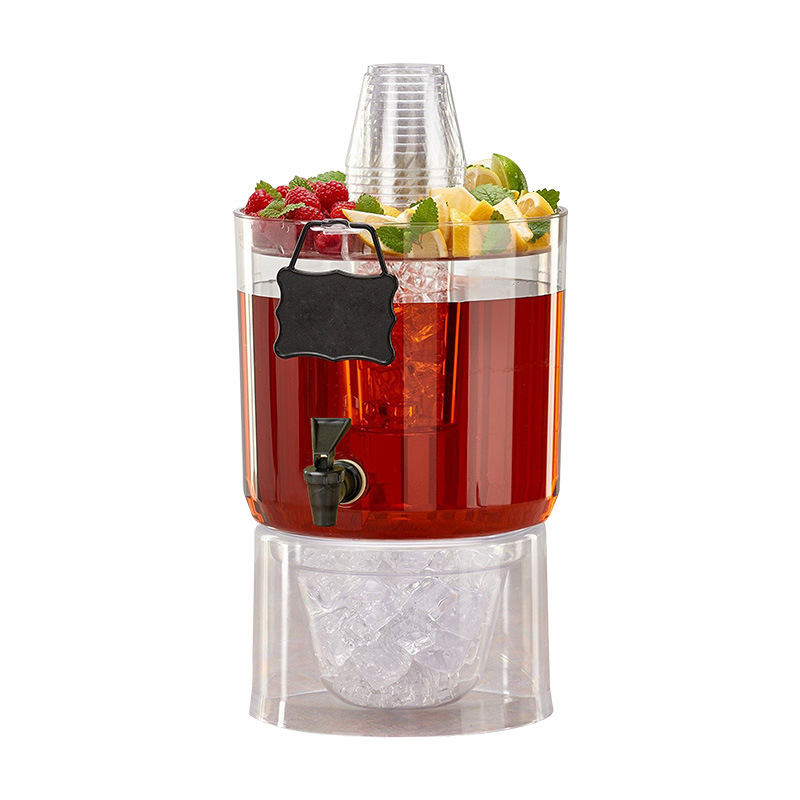 Juice Cooking Vessel Portable Outdoor Ice Cooling Juice Cooking Vessel Cold Drink Machine Beverage Barrel Buffet Coffee Blender Container