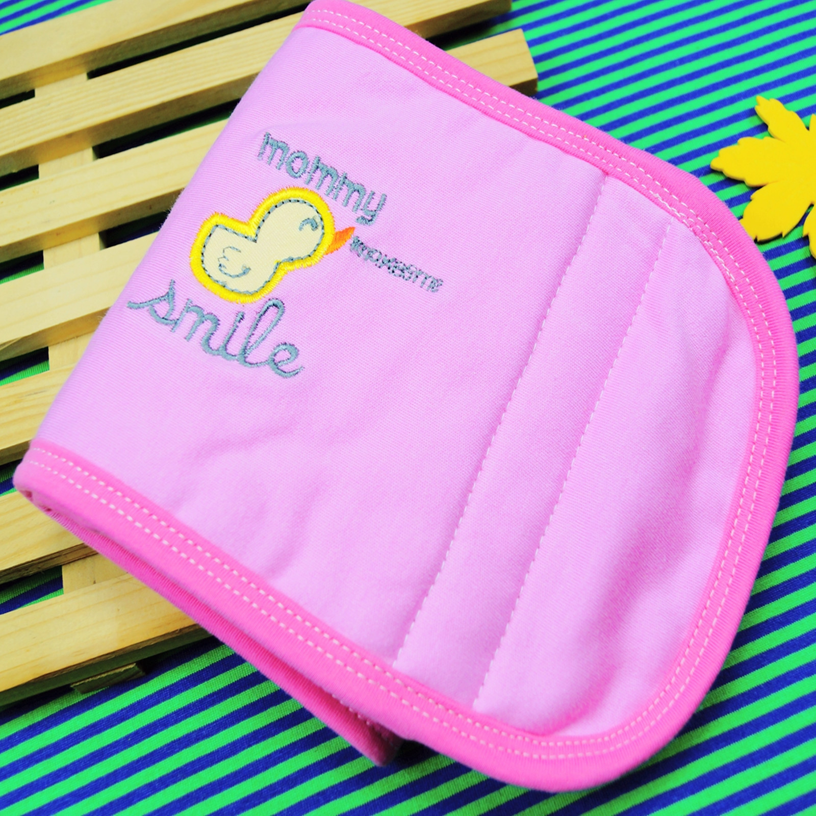 Baby Sweat Embroidered Bellyband Cartoon Air Conditioner Apron Baby Belly Button Protector Band