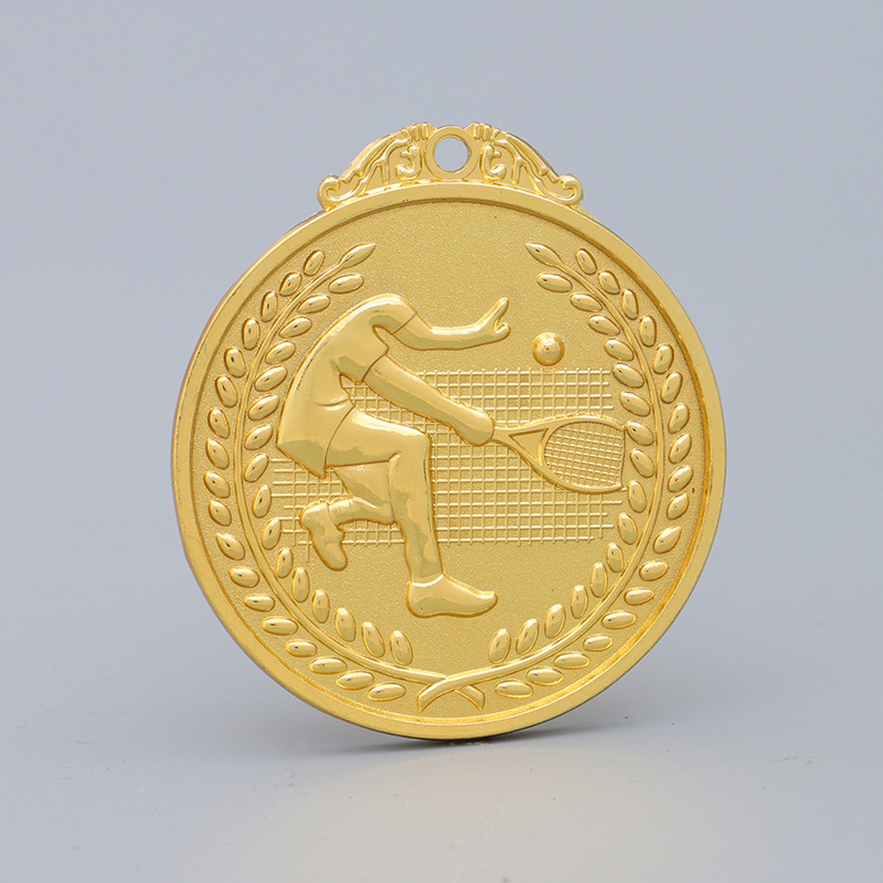 General Tennis Baseball Game Medal Customization School Games Collective Competition Gold Silver Bronze Medal Metal Medal Listing