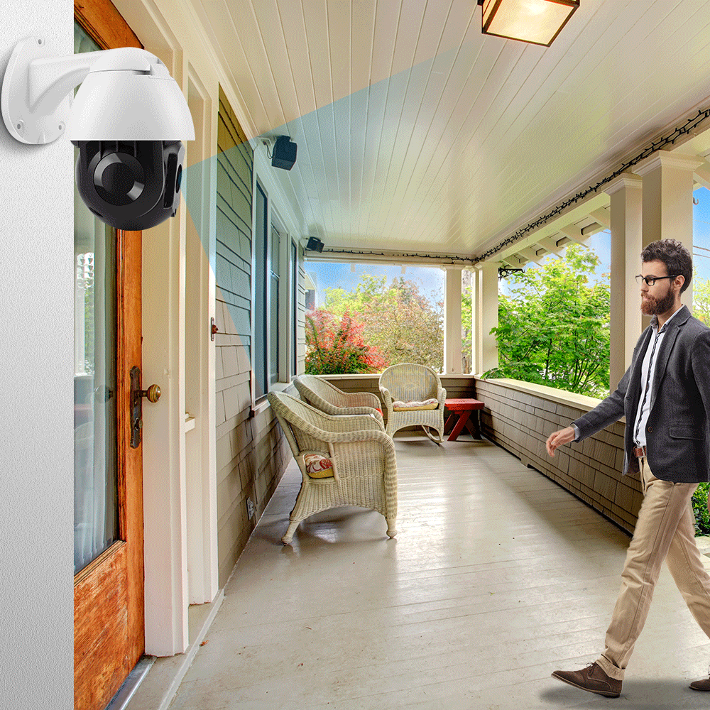 Wireless Automatic Tracking Tracking Ball Machine Camera Outdoor Waterproof Two-Way Intercom PTZ Control Day and Night Infrared Night Vision Wireless Automatic Tracking Tracking Ball Machine Camera Outdoor Waterproof Two-Way Intercom PTZ Control Day and Night Infrared Night Vision