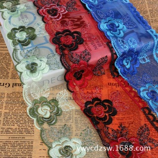 Manufacturers selling cloth embroidery lace cuff rose 9.5 cm off the shelf edge Manufacturers selling cloth embroidery lace cuff rose 9.5 cm off the shelf edge