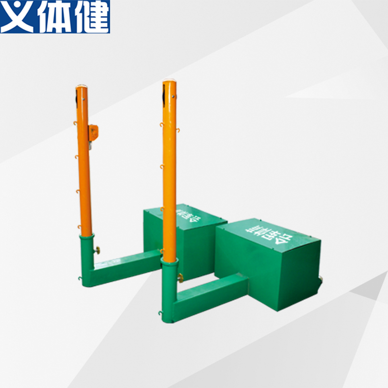 Military Ground Plug-in Feather Net Three-Purpose Column Tennis Column ..
