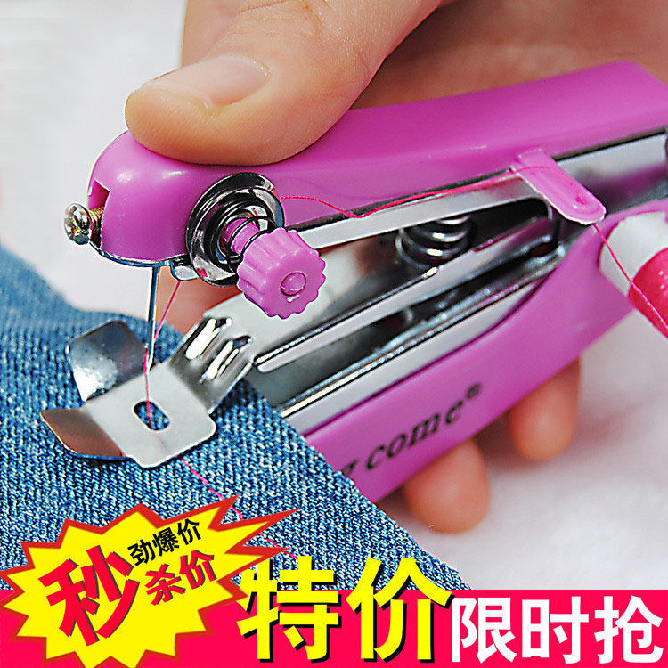 Sewing Box 46-Piece Portable Manual Mini Sewing Machine Outdoor Manual Small Household Sewing Machine Wholesale