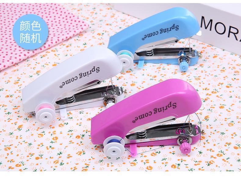Sewing Box 46-Piece Portable Manual Mini Sewing Machine Outdoor Manual Small Household Sewing Machine Wholesale