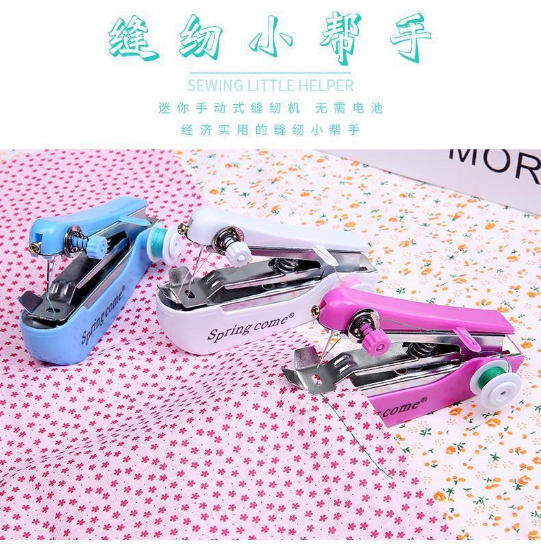 Sewing Box 46-Piece Portable Manual Mini Sewing Machine Outdoor Manual Small Household Sewing Machine Wholesale