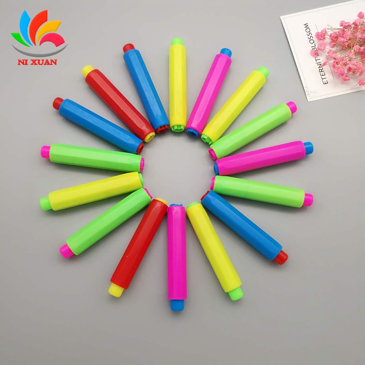 Teacher teaching special chalk kit children blackboard writing chalk clip Teacher teaching special chalk kit children blackboard writing chalk clip