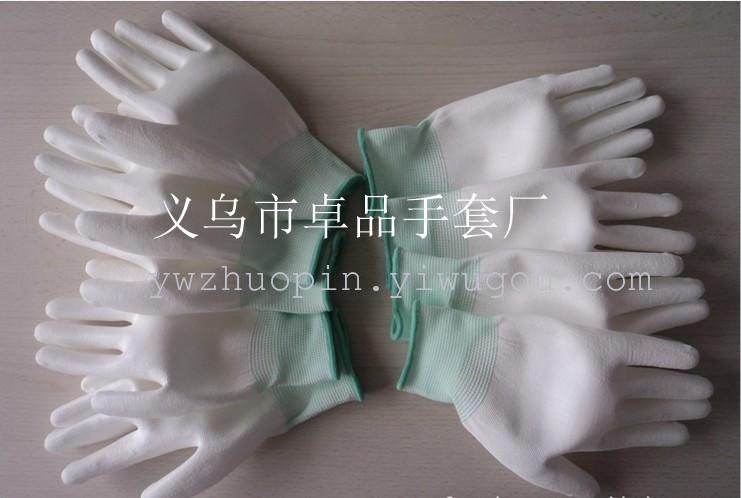 Manufacturer direct nylon cuff extended PU coated palm anti-static gloves