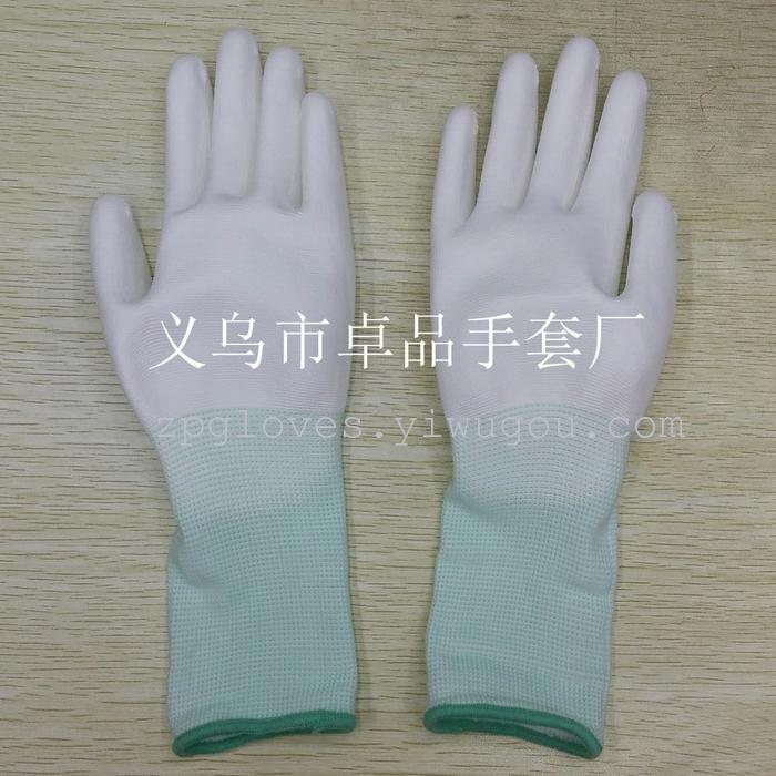 Manufacturer direct nylon cuff extended PU coated palm anti-static gloves Manufacturer direct nylon cuff extended PU coated palm anti-static gloves