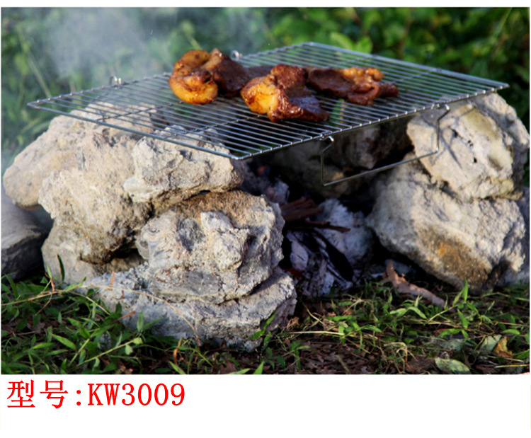 Stainless Steel Barbecue Wire Mesh Grilled Fish Clip Shelf Barbecue Machine Barbecue Basket Square Outdoor Mesh Plate Stainless Steel Barbecue Wire Mesh Grilled Fish Clip Shelf Barbecue Machine Barbecue Basket Square Outdoor Mesh Plate