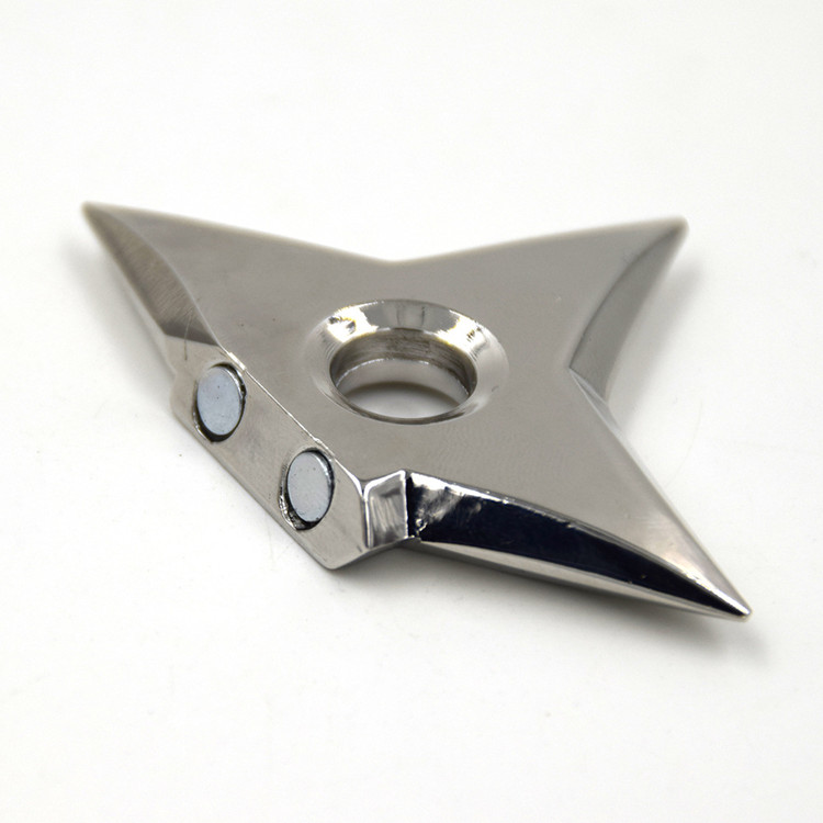 Creative magnet ninja darts refrigerator stick five-pointed metal three-dimensional magnetic paste manufacturers direct