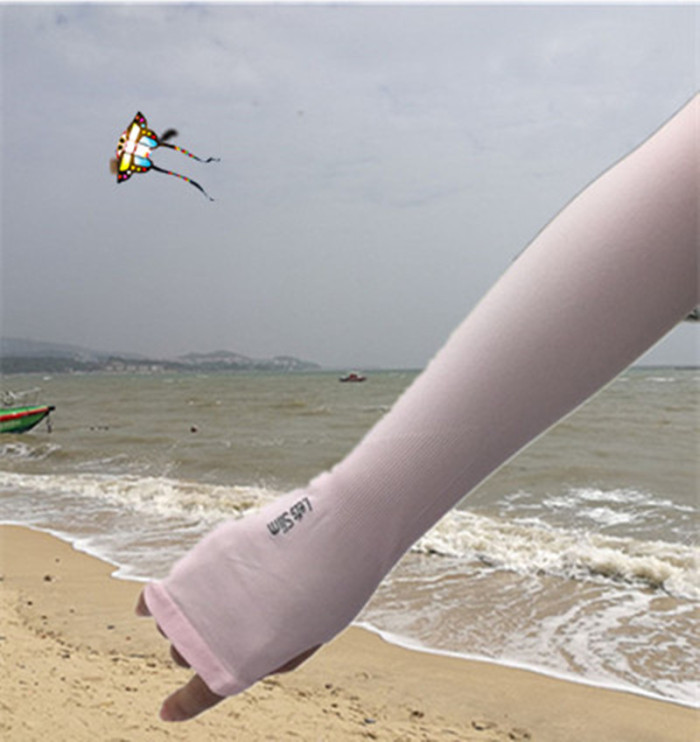 Ice sleeve fingerless sunscreen cuff