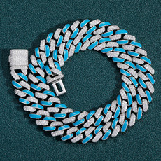European and American Style Necklace Hip Hop 3mm 5mm Zircon Tennis Chain Zircon Bracelet Necklace Tennis Chain European and American Style Necklace Hip Hop 3mm 5mm Zircon Tennis Chain Zircon Bracelet Necklace Tennis Chain
