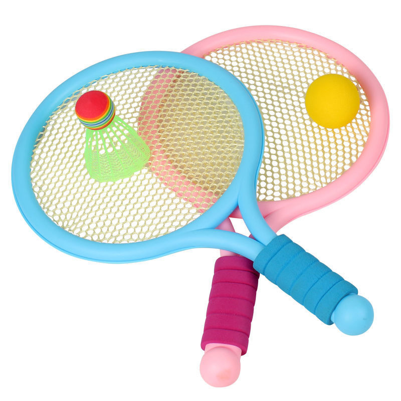 Children&#039;s Racket Tennis Rackets Outdoor Casual Sports Badminton Racket Kindergarten Sports Parent-Child Toy Set Wholesale