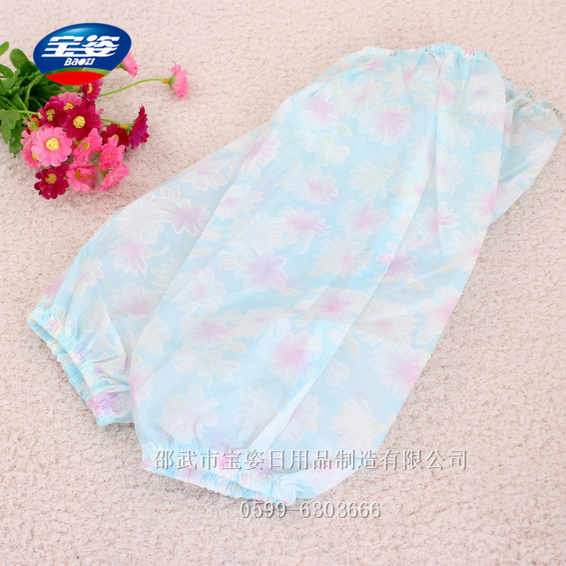 Cuff glove sleeve long waterproof grease cartoon wholesale Korean fashion finishing cleaning the winter home
