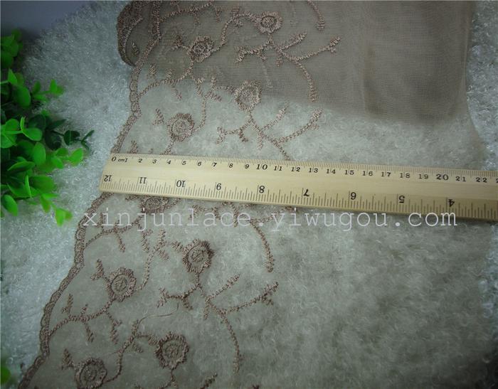 Unilateral 2cm lace yarn type polyester embroidery lace lace cuff Unilateral 2cm lace yarn type polyester embroidery lace lace cuff