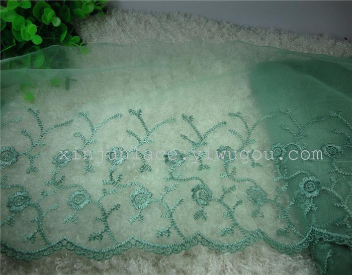 Unilateral 2cm lace yarn type polyester embroidery lace lace cuff Unilateral 2cm lace yarn type polyester embroidery lace lace cuff