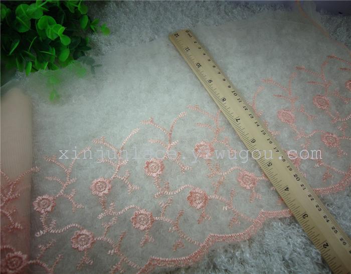 Unilateral 2cm lace yarn type polyester embroidery lace lace cuff Unilateral 2cm lace yarn type polyester embroidery lace lace cuff