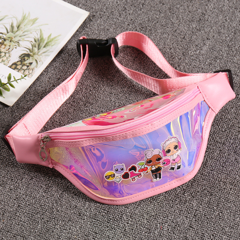 Children's Bag 2020 Girls' Shoulder Laser Waist Bag Mini Cartoon Crossbody Bag Chest Bag Trendy Girl Waist Bag Children's Bag 2020 Girls' Shoulder Laser Waist Bag Mini Cartoon Crossbody Bag Chest Bag Trendy Girl Waist Bag