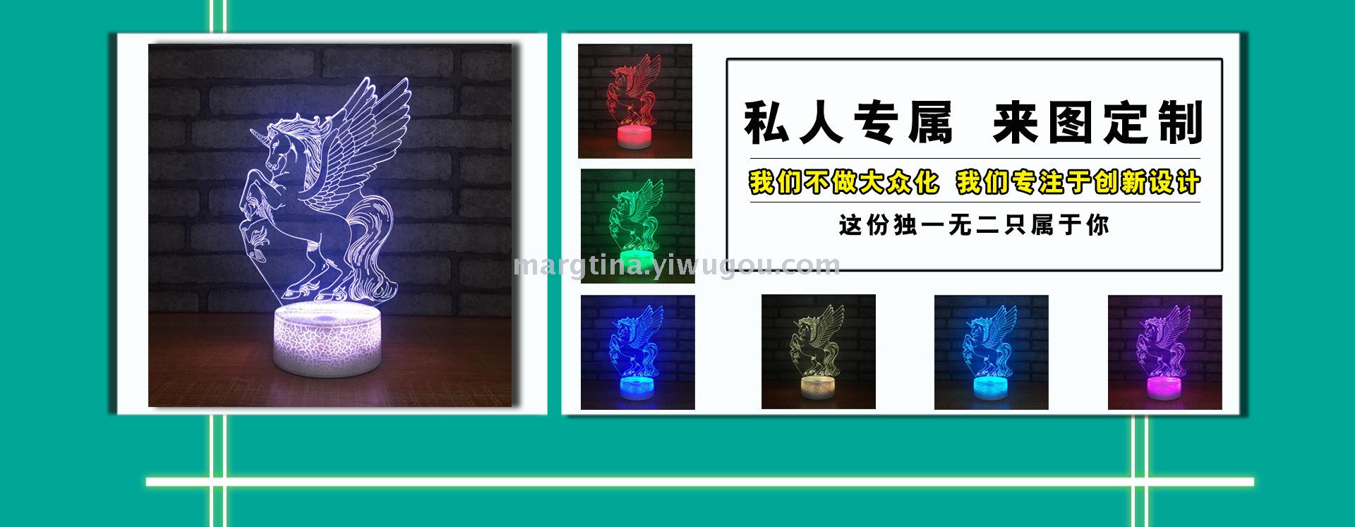 Super cool sports car small night light acrylic baby touches colorful led lamp USB creative desktop decorative desk lamp