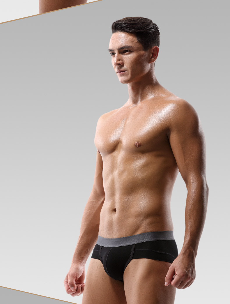 Men's Underwear Triangle Modal Low Waist Sexy U Convex Bag White Underwear Men's Small Boxer Shorts Underpants Fashion Men's Underwear Triangle Modal Low Waist Sexy U Convex Bag White Underwear Men's Small Boxer Shorts Underpants Fashion