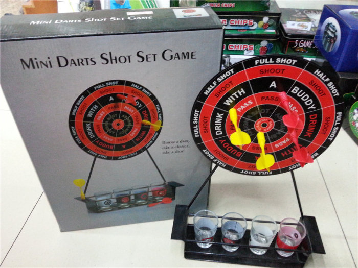 Iron frame darts game