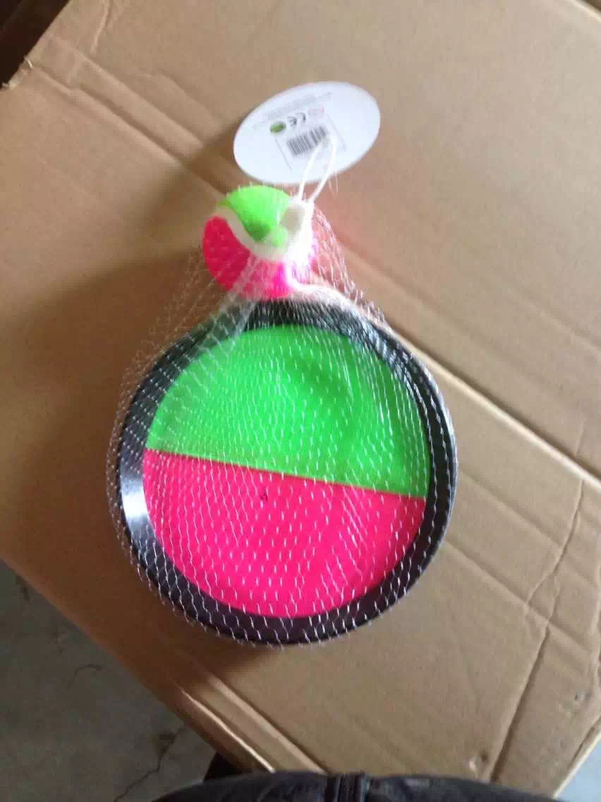 Factory Wholesale Sticky Cake Tennis Children Parent-Child Sucker Sticky Toy Tennis Throwing Ball Sucker Tennis