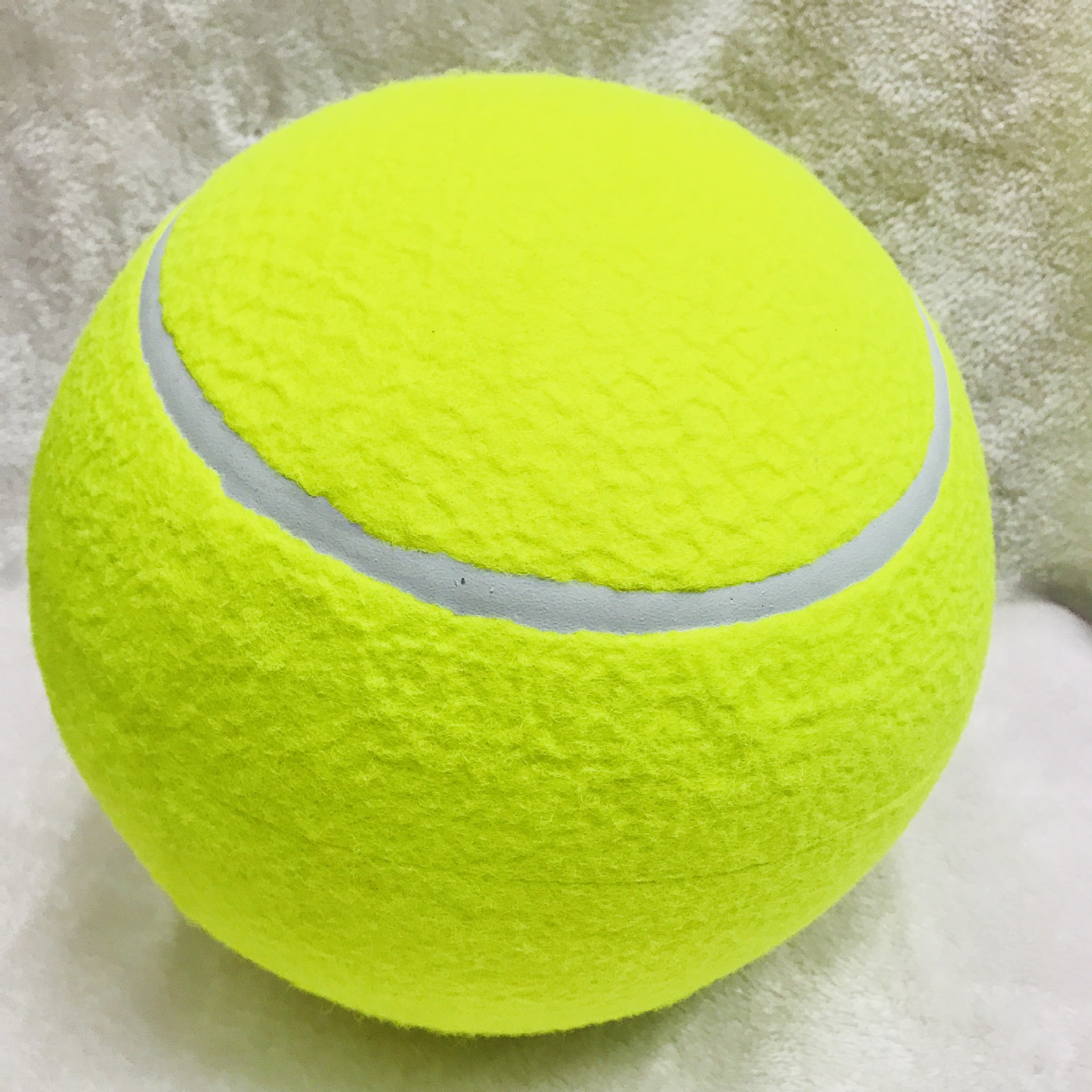 Factory Direct Sales Inflatable Signature 9.5-Inch Tennis 24cm Large Tennis Pet Advertising Logo Customization