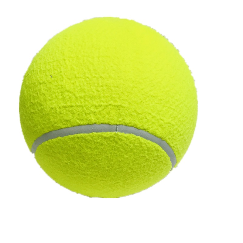 Factory Direct Sales Inflatable Signature 9.5-Inch Tennis 24cm Large Tennis Pet Advertising Logo Customization