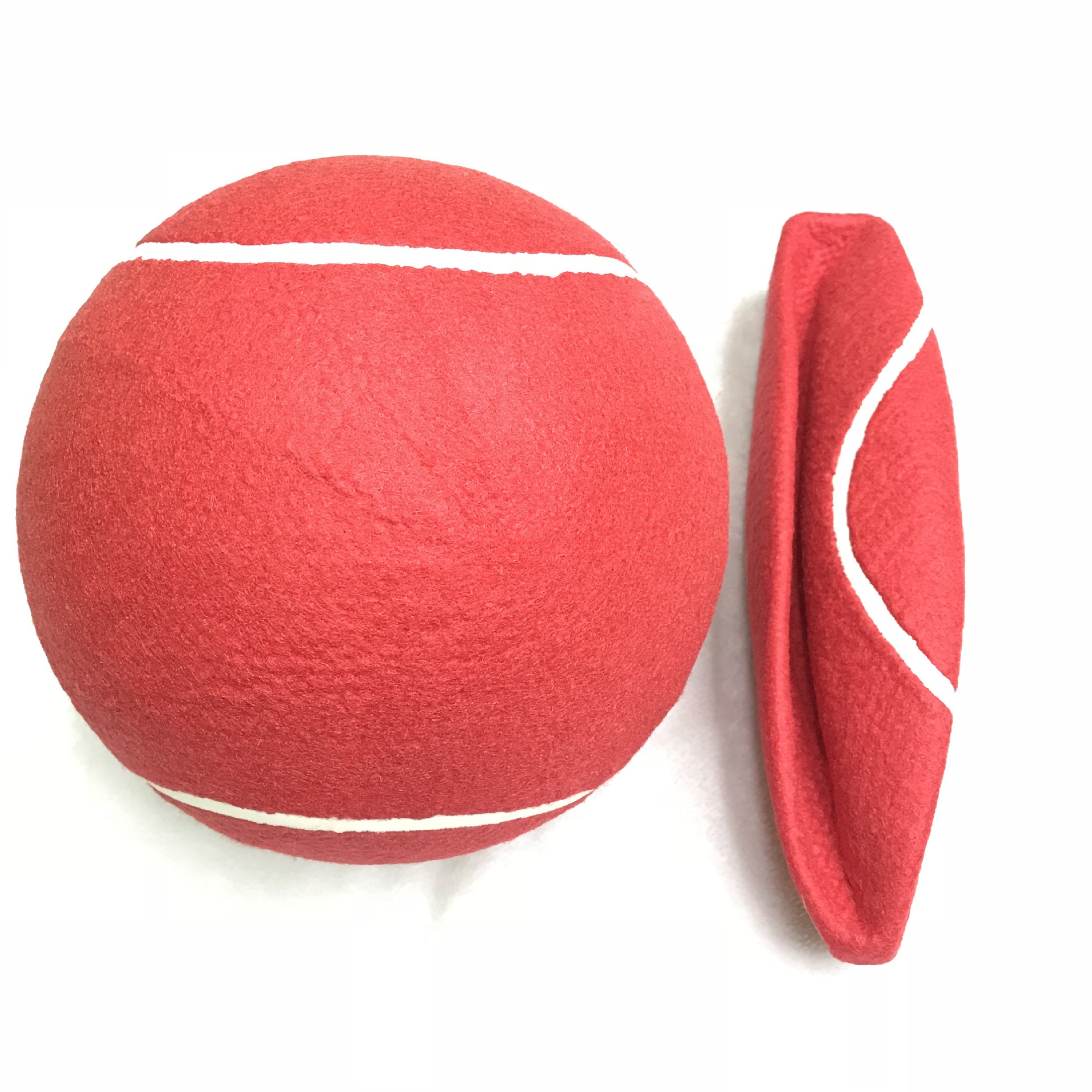 Factory Direct Sales Inflatable Signature 9.5-Inch Tennis 24cm Large Tennis Pet Advertising Logo Customization