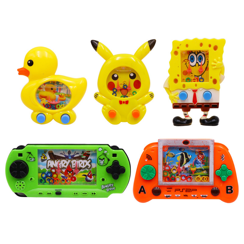 The Circle Game Water Machine Childhood Classic Nostalgic Traditional Game Machine Water Machine Throw the Circle Toys