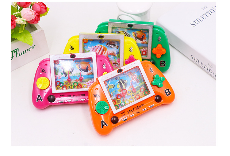 The Circle Game Water Machine Childhood Classic Nostalgic Traditional Game Machine Water Machine Throw the Circle Toys