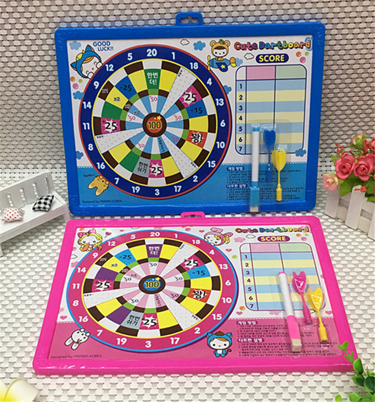 Children's primary school children doodle drawing magnetic handwriting darts double-sided white board toys kindergarten 