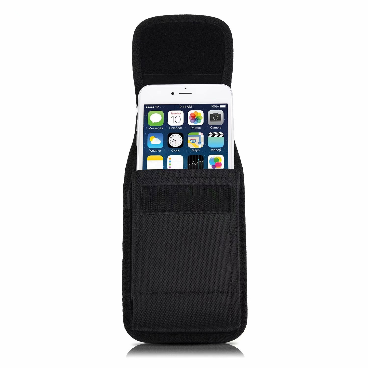 Universal Leather Cover Verticle plus Leather Cover Oxford Nylon Fabric Leather Belt Mobile Phone Waist Bag for IPhone78
