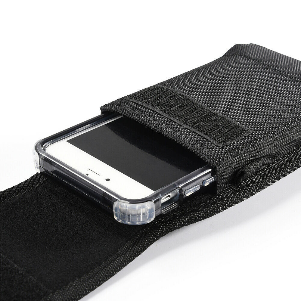 Universal Leather Cover Verticle plus Leather Cover Oxford Nylon Fabric Leather Belt Mobile Phone Waist Bag for IPhone78 Universal Leather Cover Verticle plus Leather Cover Oxford Nylon Fabric Leather Belt Mobile Phone Waist Bag for IPhone78