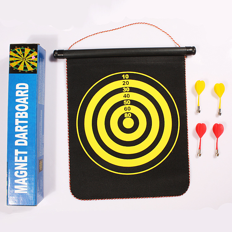 Regail 17-Inch Magnetic Darts Darts Set with 6 Target Darts Double-Sided Magnetic Darts Thickened