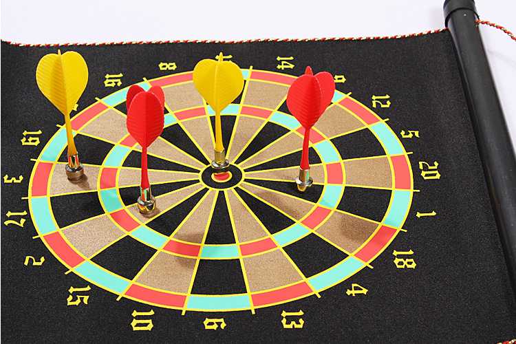 Regail 17-Inch Magnetic Darts Darts Set with 6 Target Darts Double-Sided Magnetic Darts Thickened