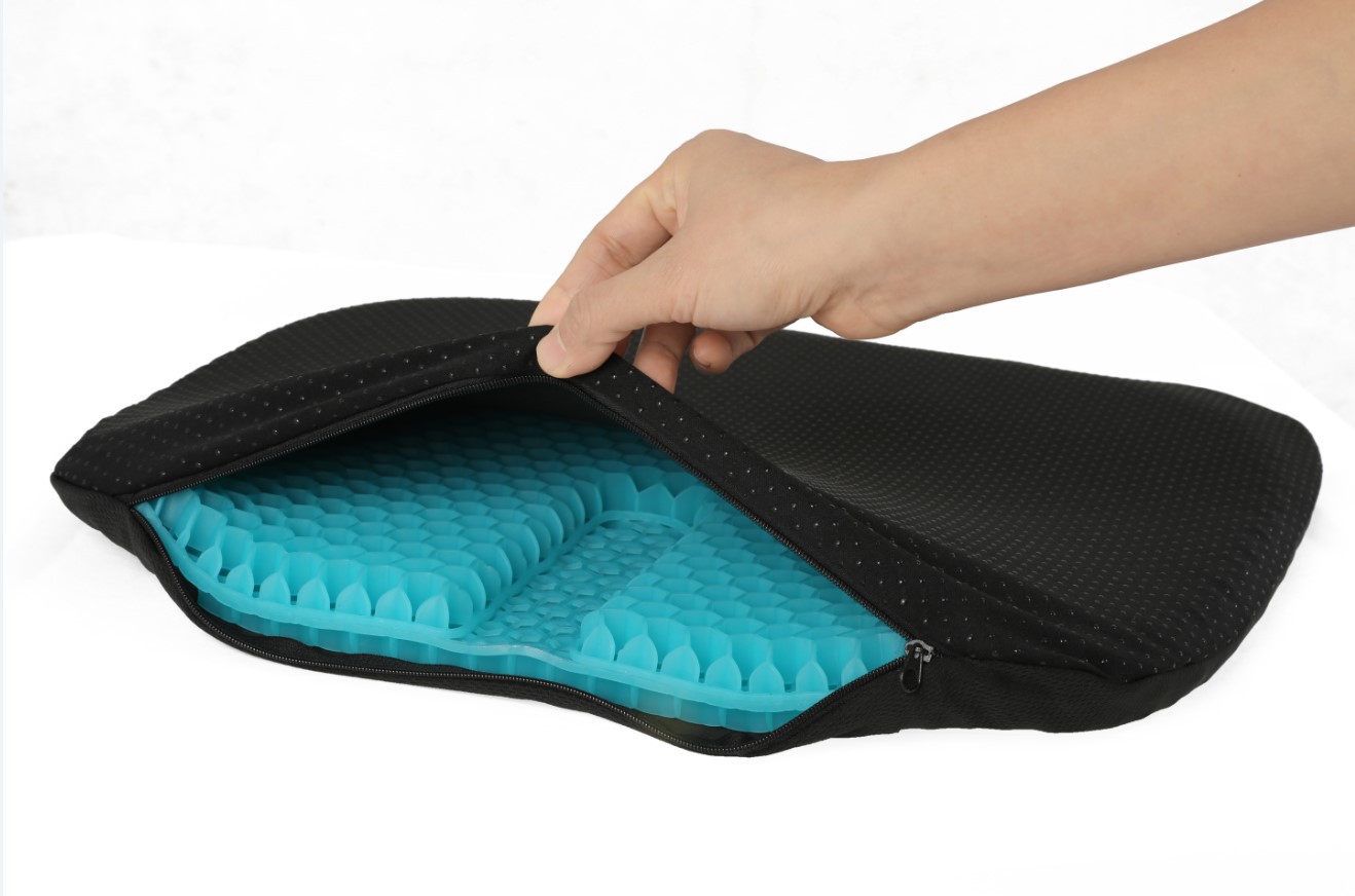 New Four Generation Egg Summer Gel Cushion Honeycomb Car Seat Cushion Breathable Soft Cushion Ice Pad Cool Pad Student Cushion