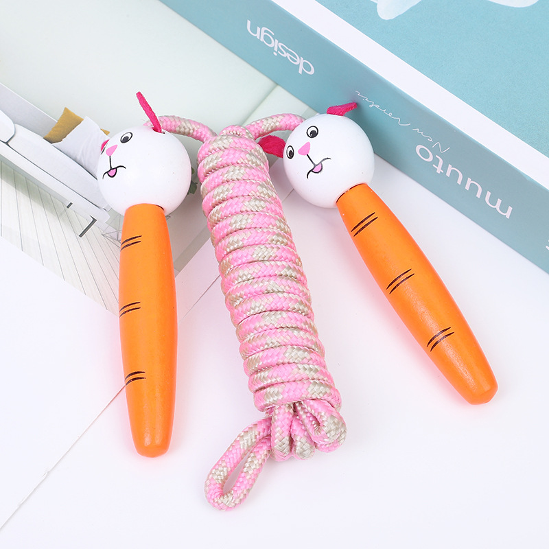 Cartoon Wooded Animal Children's Jumping Rope Kindergarten Elementary School Student Sports & Entertainment Fitness Rope Skipping Sports Activity Prize
